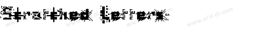 Scratched Letters字体转换